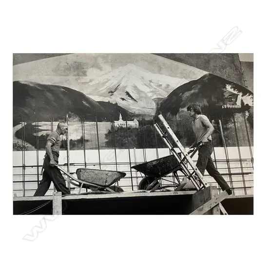 John B Turner (1943-) 'Beer garden wall, Wellington 1968’, 1968